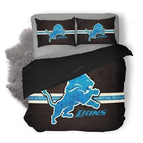 Detroit Lions 2 3D Personalized Customized Bedding SetsDuvet Cover Bedroom Sets Bedset