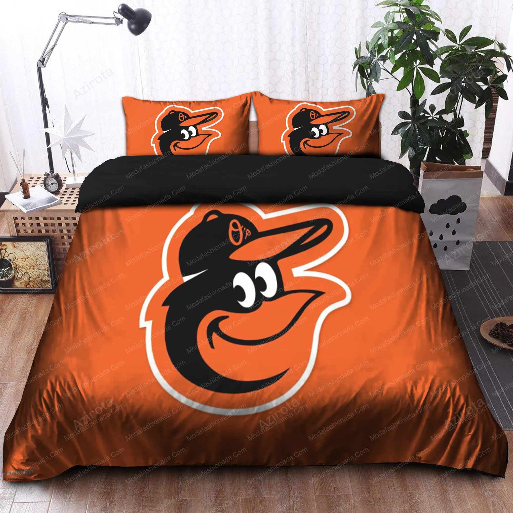 Logo Baltimore Orioles 60 Bedding Sets