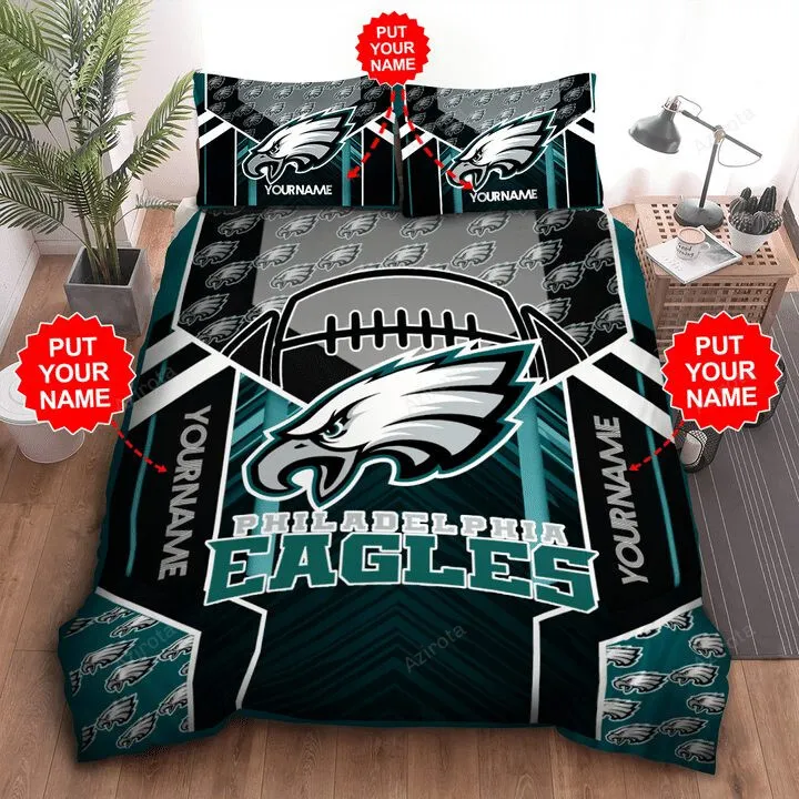 Philadelphia Eagles Custom Name Limited Bedding Set