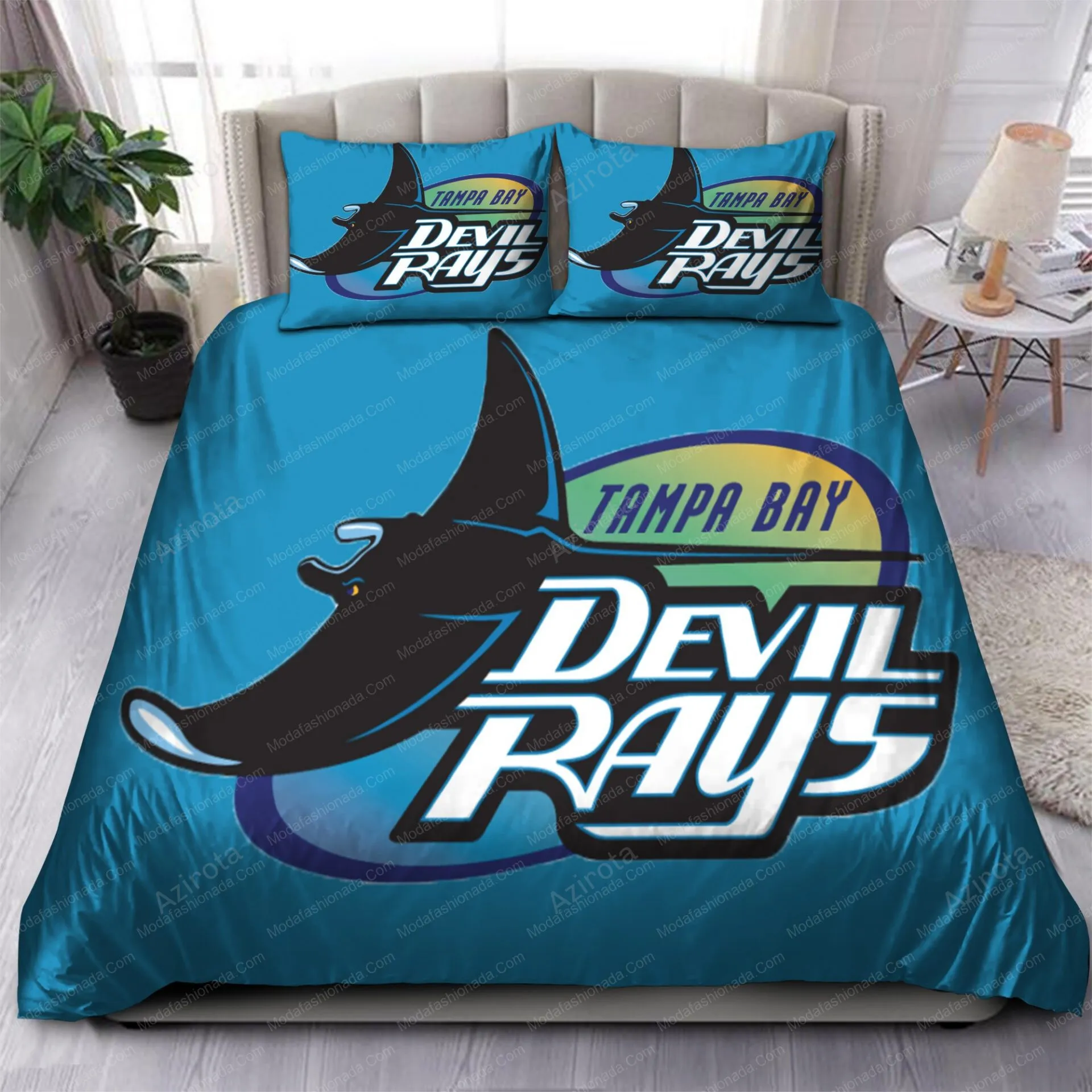 Tampa Bay Rays Bedding Set V6