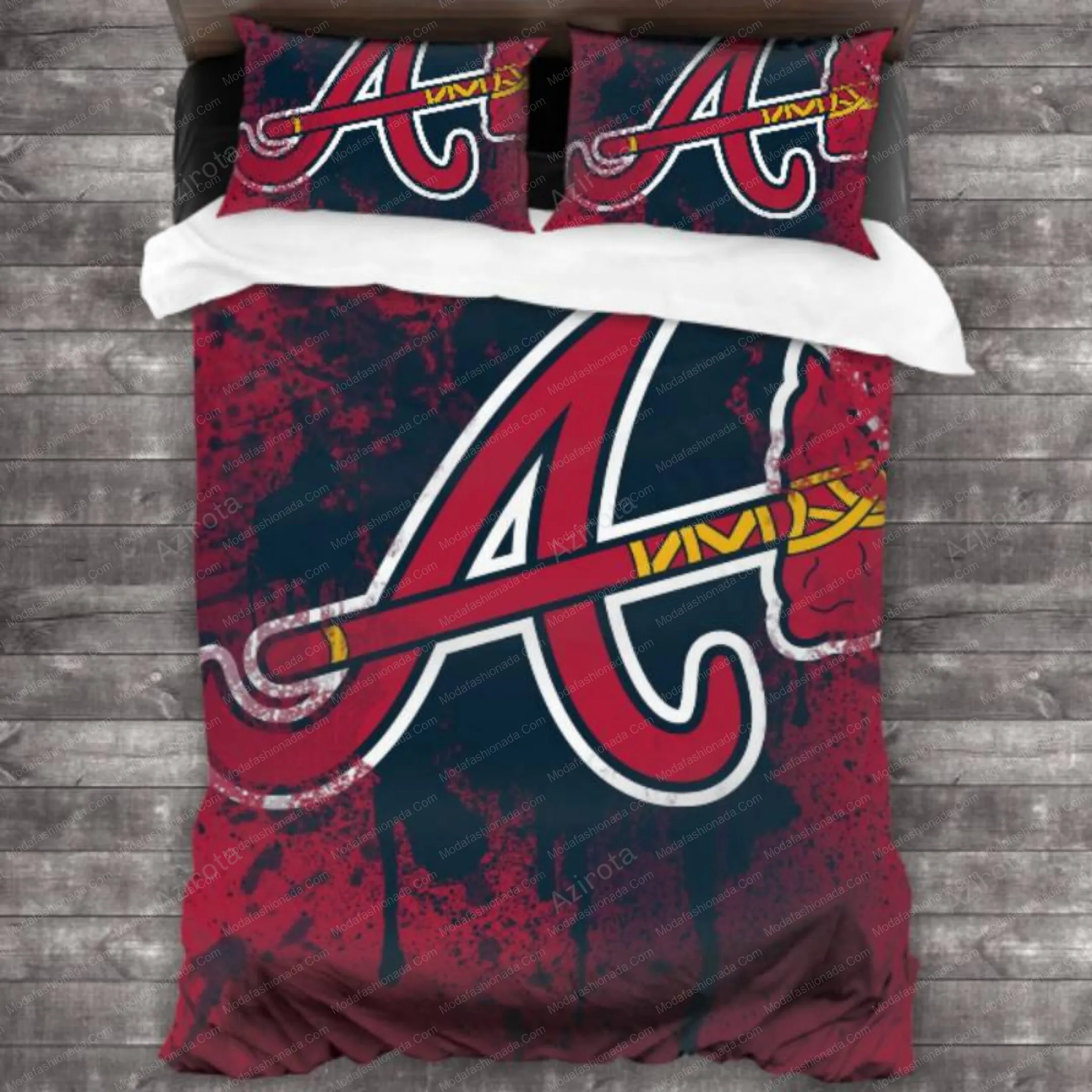 Atlanta Braves Baseball Sport 14 Bedding Set