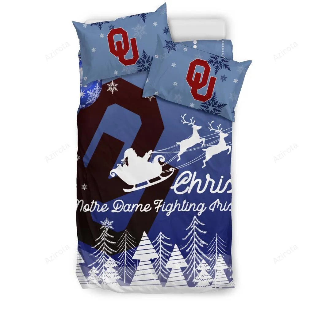 Xmas Gift Oklahoma Sooners 3PCS Bedding Set Duvet Cover And Pillow Cases 3054