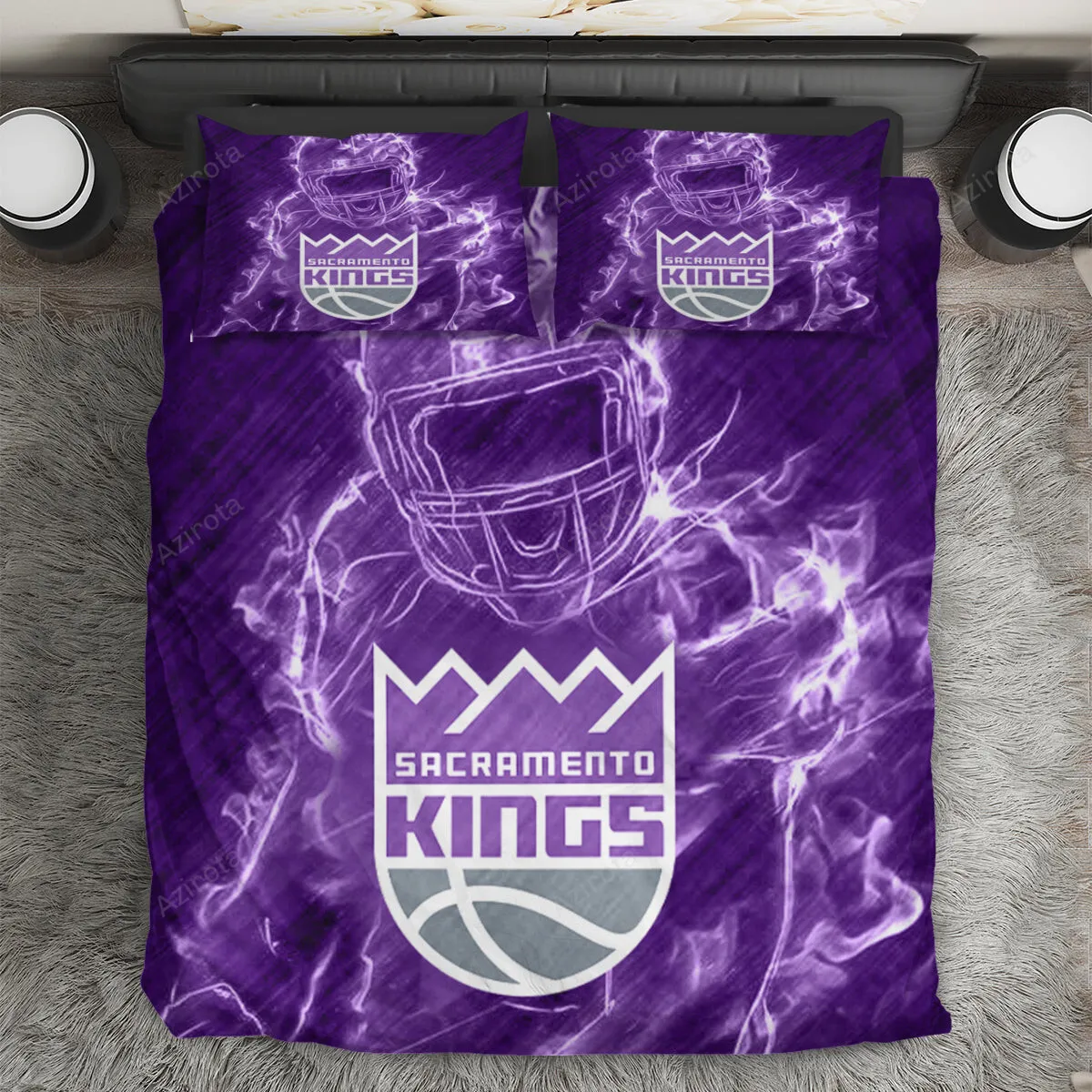 Sacramento Kings Legend 3PCS Bedding Set Duvet Cover And Pillow Cases Gift For Fan