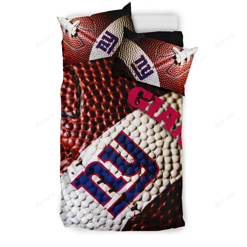 Rugby Superior Comfortable New York Giants 3PCS Bedding Set Duvet Cover And Pillow Cases 3170