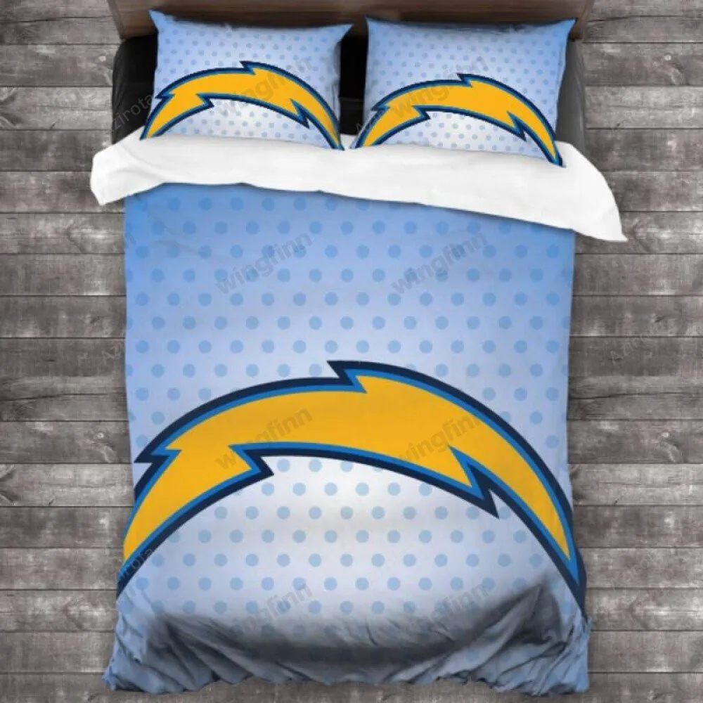 Los Angeles Chargers 3PCS Bedding Set Duvet Cover And Pillow Cases 1412