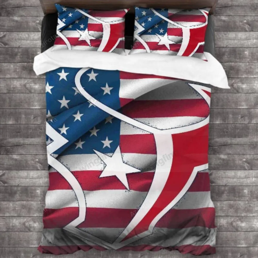 Houston Texans 3PCS Bedding Set Duvet Cover And Pillow Cases 1744
