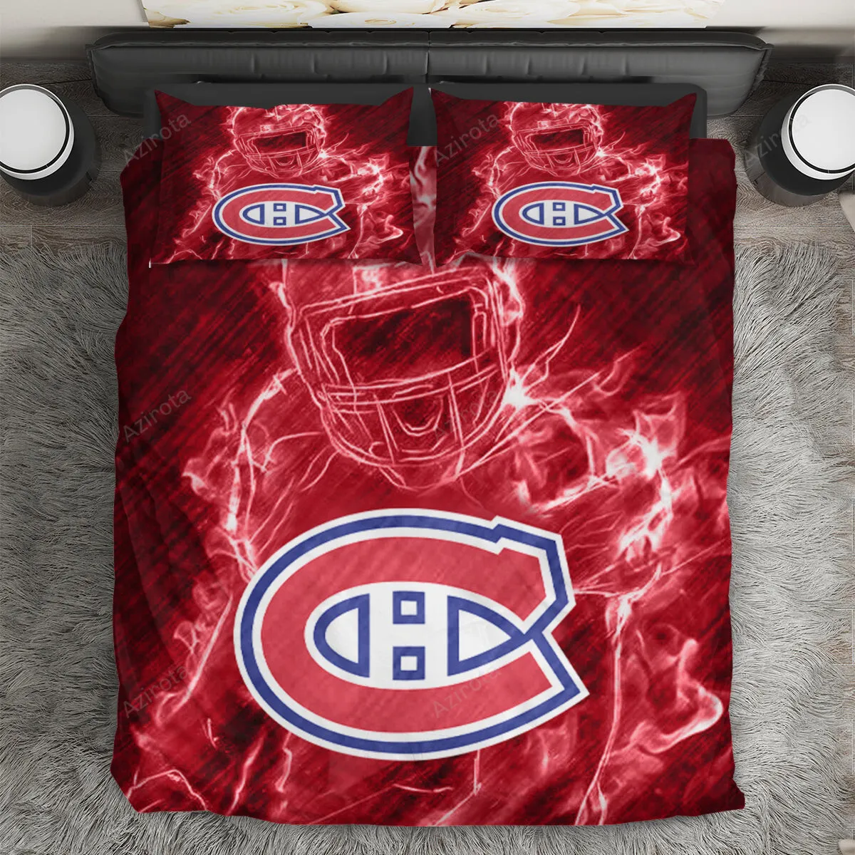 Montreal Canadiens Legend 3PCS Bedding Set Duvet Cover And Pillow Cases Gift For Fan
