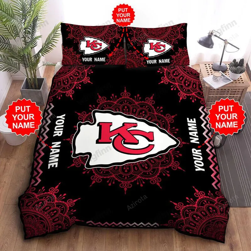Kansas City Chiefs 3PCS Bedding Set Duvet Cover And Pillow Cases 1198