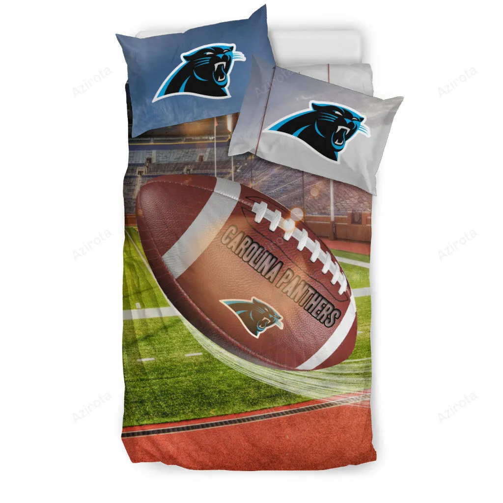 Fight In Sunshine And Raining Carolina Panthers 3PCS Bedding Set Duvet Cover And Pillow Cases 2526