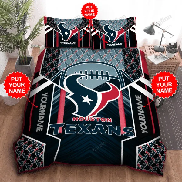 Houston Texans 3PCS Bedding Set Duvet Cover And Pillow Cases 1754