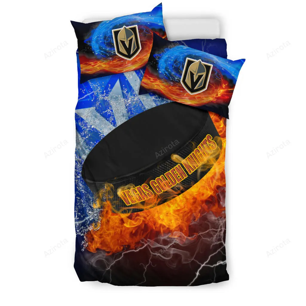 Fight Like Fire And Ice Vegas Golden Knights�Bedding Sets_4646