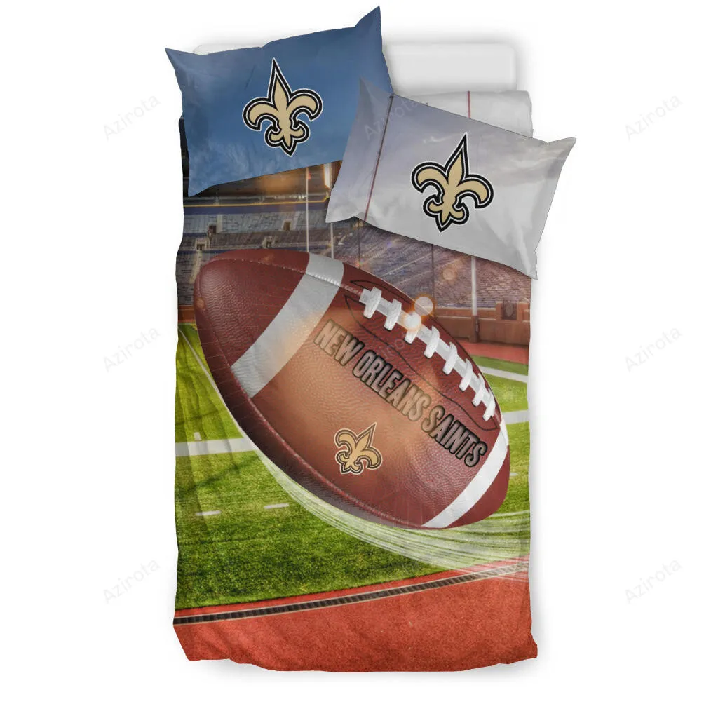 Fight In Sunshine And Raining New Orleans Saints 3PCS Bedding Set Duvet Cover And Pillow Cases 2607