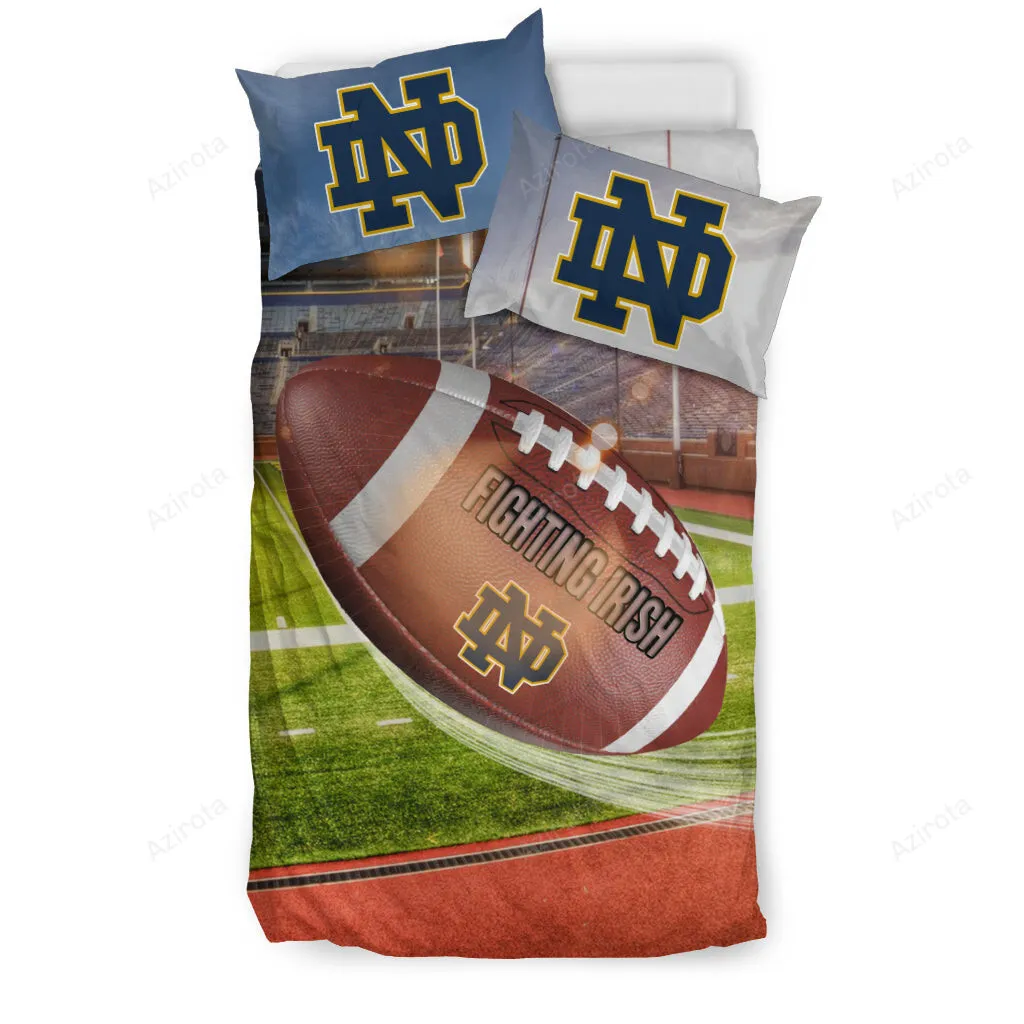 Fight In Sunshine And Raining Notre Dame Fighting Irish 3PCS Bedding Set Duvet Cover And Pillow Cases 7365