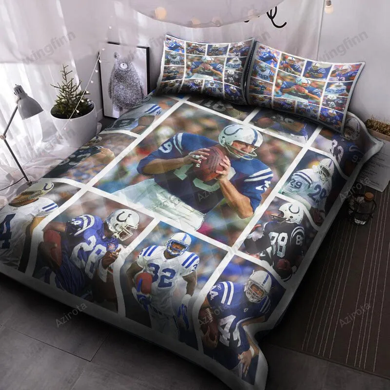 Indianapolis Colts 3PCS Bedding Set Duvet Cover And Pillow Cases 1653