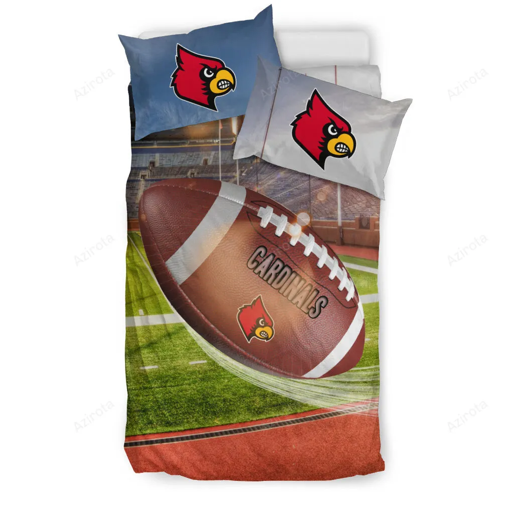 Fight In Sunshine And Raining Louisville Cardinals 3PCS Bedding Set Duvet Cover And Pillow Cases 6563
