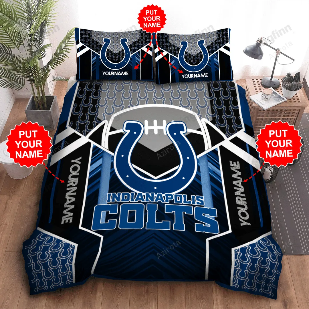 Indianapolis Colts 3PCS Bedding Set Duvet Cover And Pillow Cases 1654