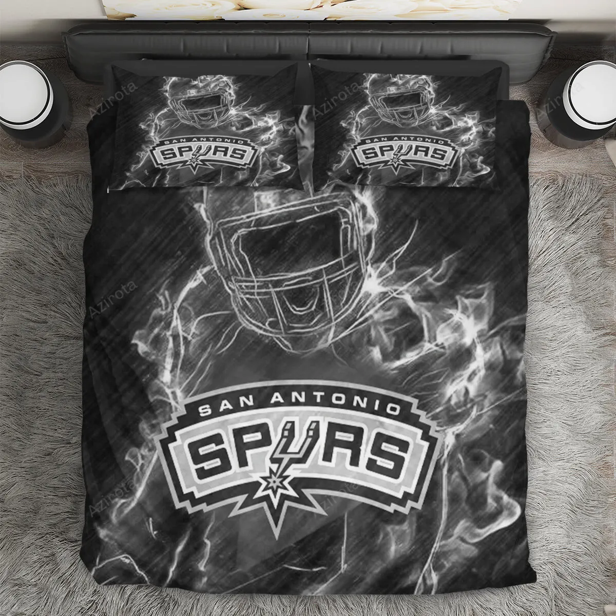 San Antonio Spurs Legend 3PCS Bedding Set Duvet Cover And Pillow Cases Gift For Fan