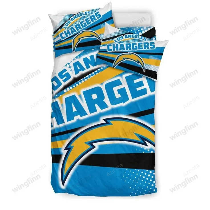 Los Angeles Chargers 3PCS Bedding Set Duvet Cover And Pillow Cases 1416