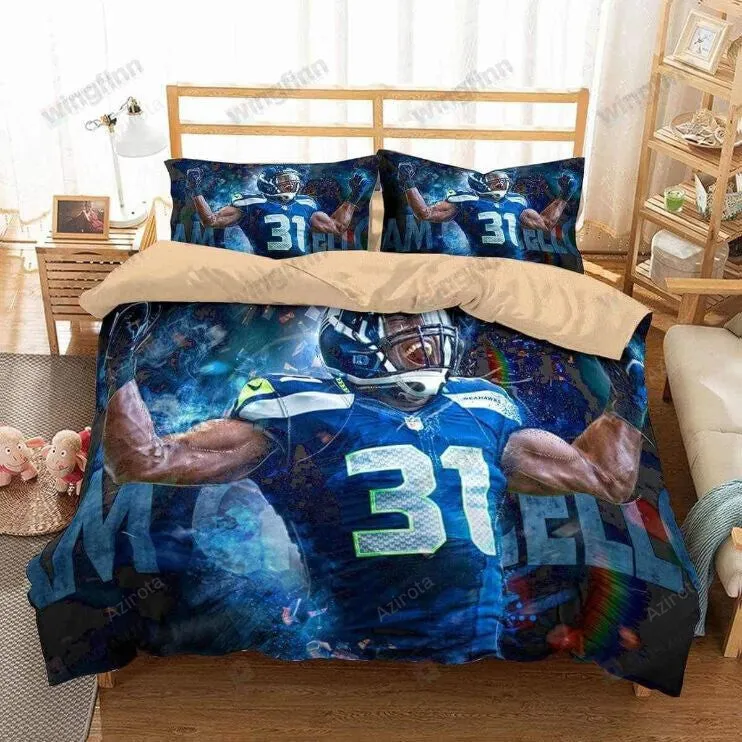 Kam Chancellor Seattle Seahawks 3PCS Bedding Set Duvet Cover And Pillow Cases Gift For Fan 1231