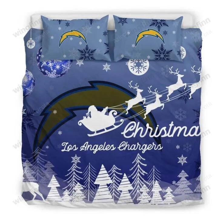 Los Angeles Chargers 3PCS Bedding Set Duvet Cover And Pillow Cases 1421
