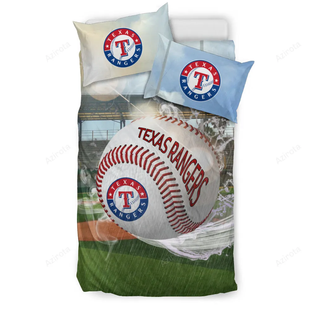 Fight In Sunshine And Raining Texas Rangers 3PCS Bedding Set Duvet Cover And Pillow Cases 3912