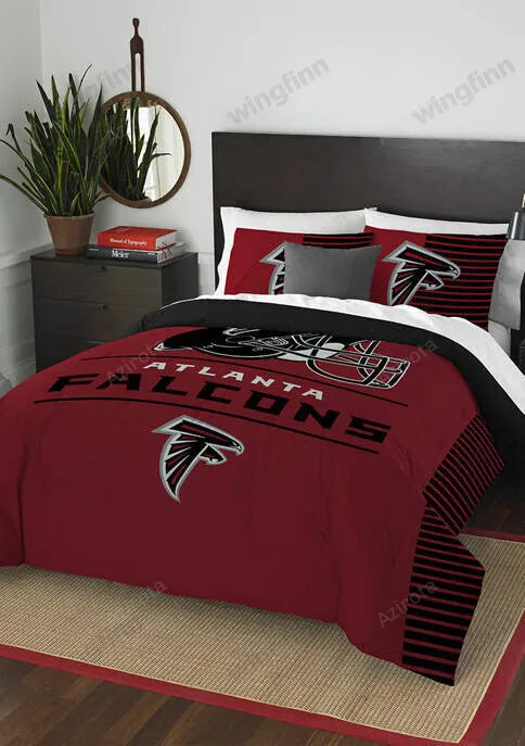 Atlanta Falcons 3PCS Bedding Set Duvet Cover And Pillow Cases Gift For Fan 1688