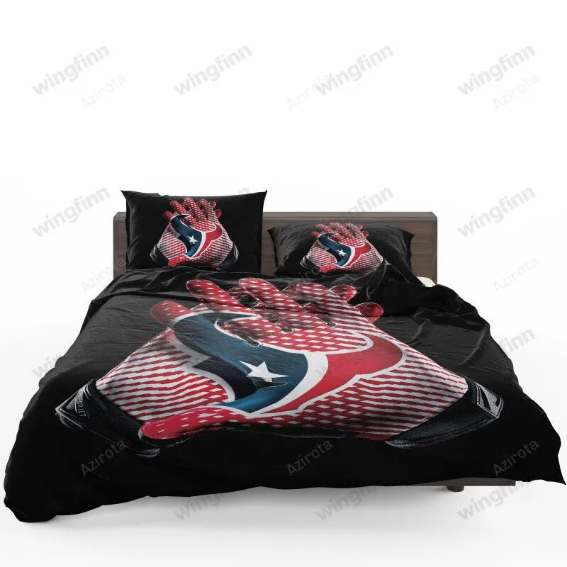 Houston Texans 3PCS Bedding Set Duvet Cover And Pillow Cases Gift For Fan 1737