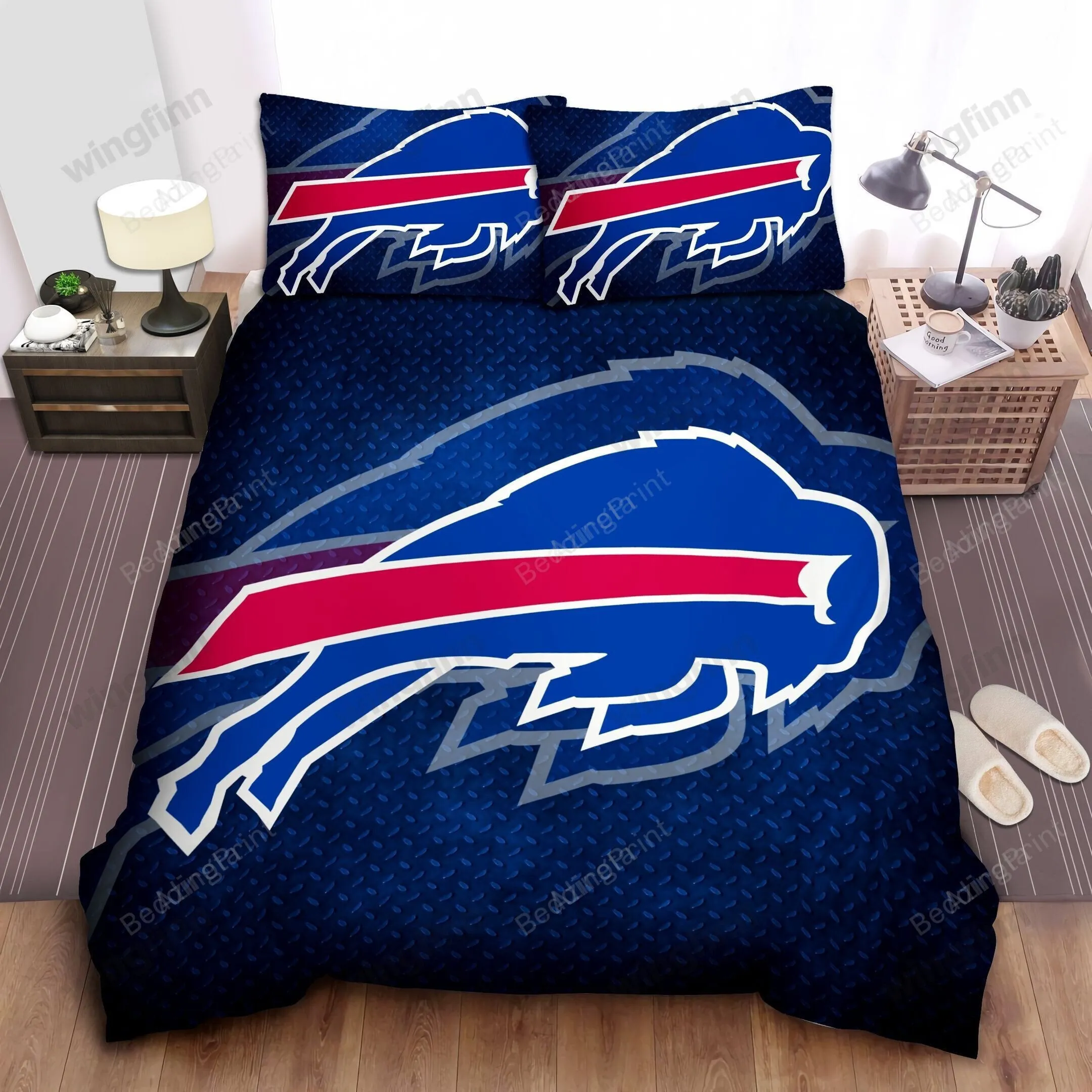 Buffalo Bills 3PCS Bedding Set Duvet Cover And Pillow Cases 1779