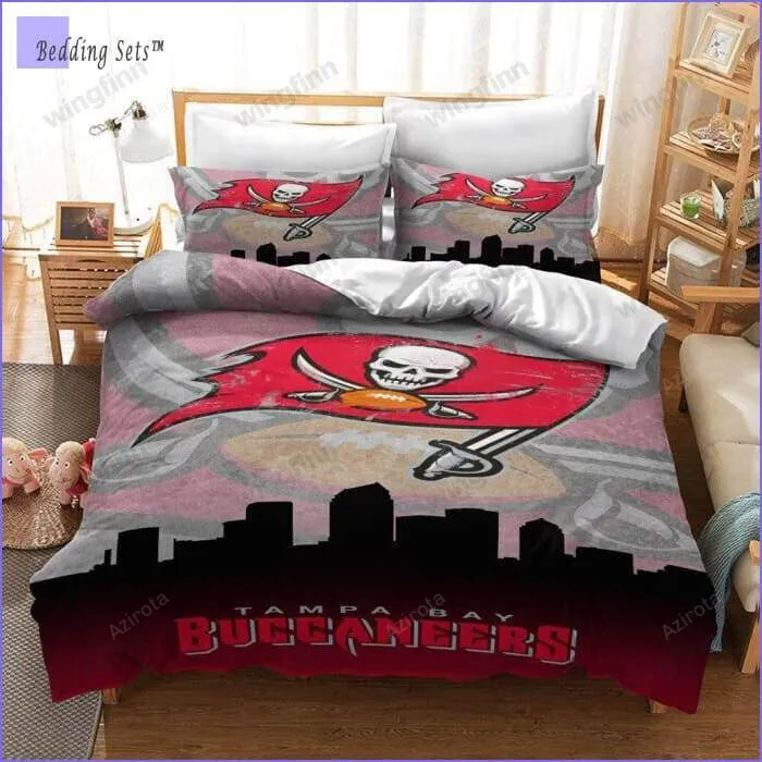 Tampa Bay Buccaneers 3PCS Bedding Set Duvet Cover And Pillow Cases Gift For Fan 1393