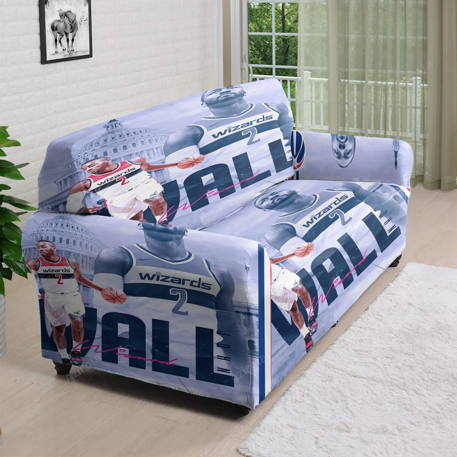 Washington Wizards John Wall16 3D Sofa Cover