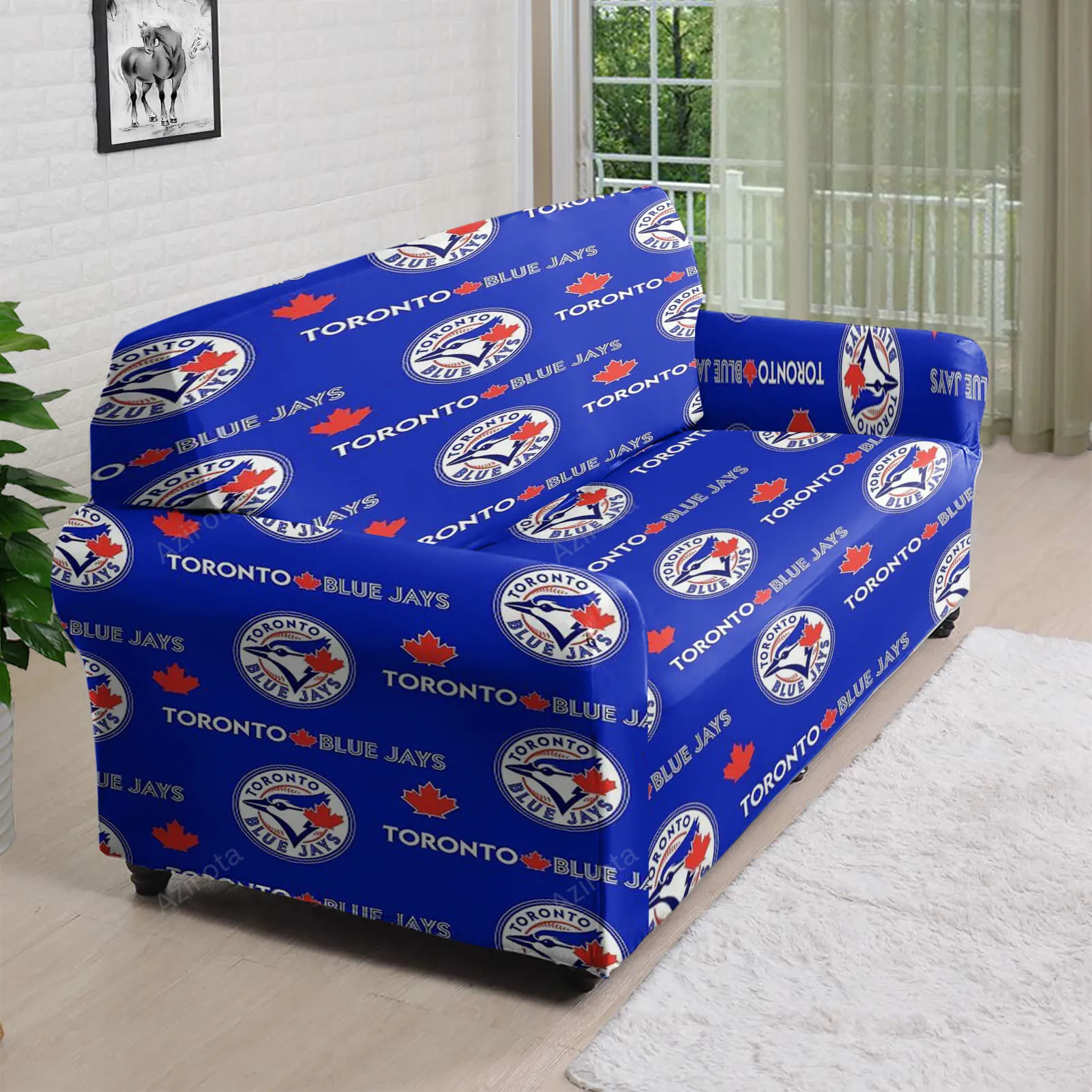 Toronto Blue Jays4 3D Sofa Cover