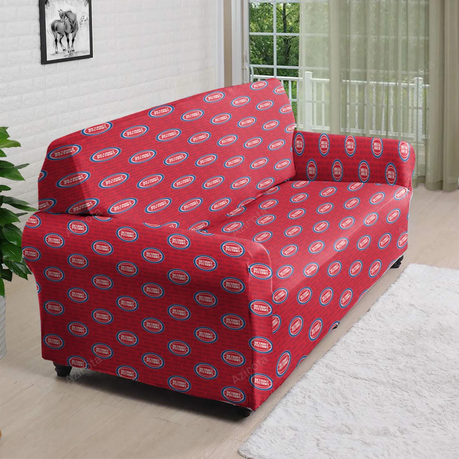 Detroit Pistons6 3D Sofa Cover