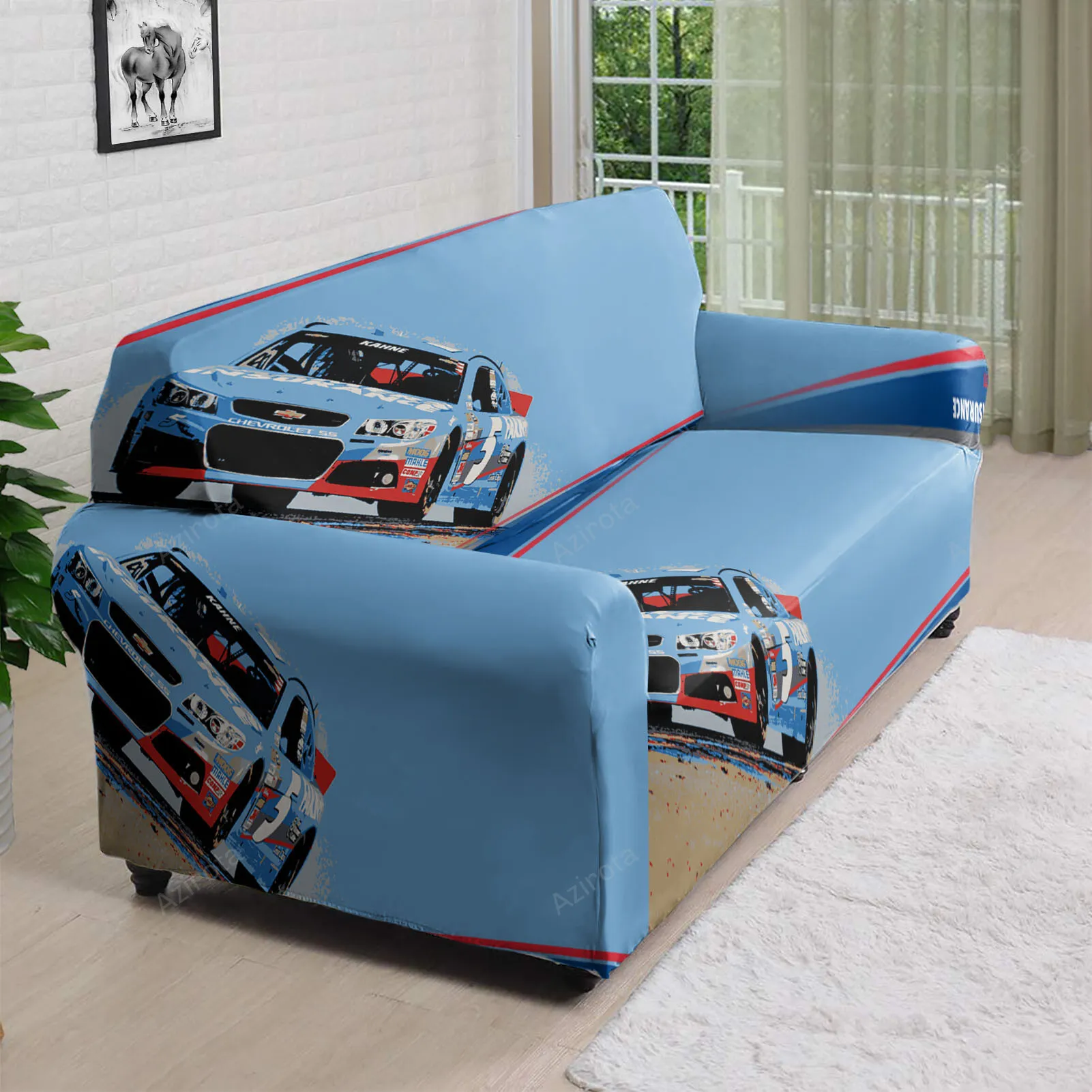 Hendrick Motorsports Car17 3D Sofa Cover