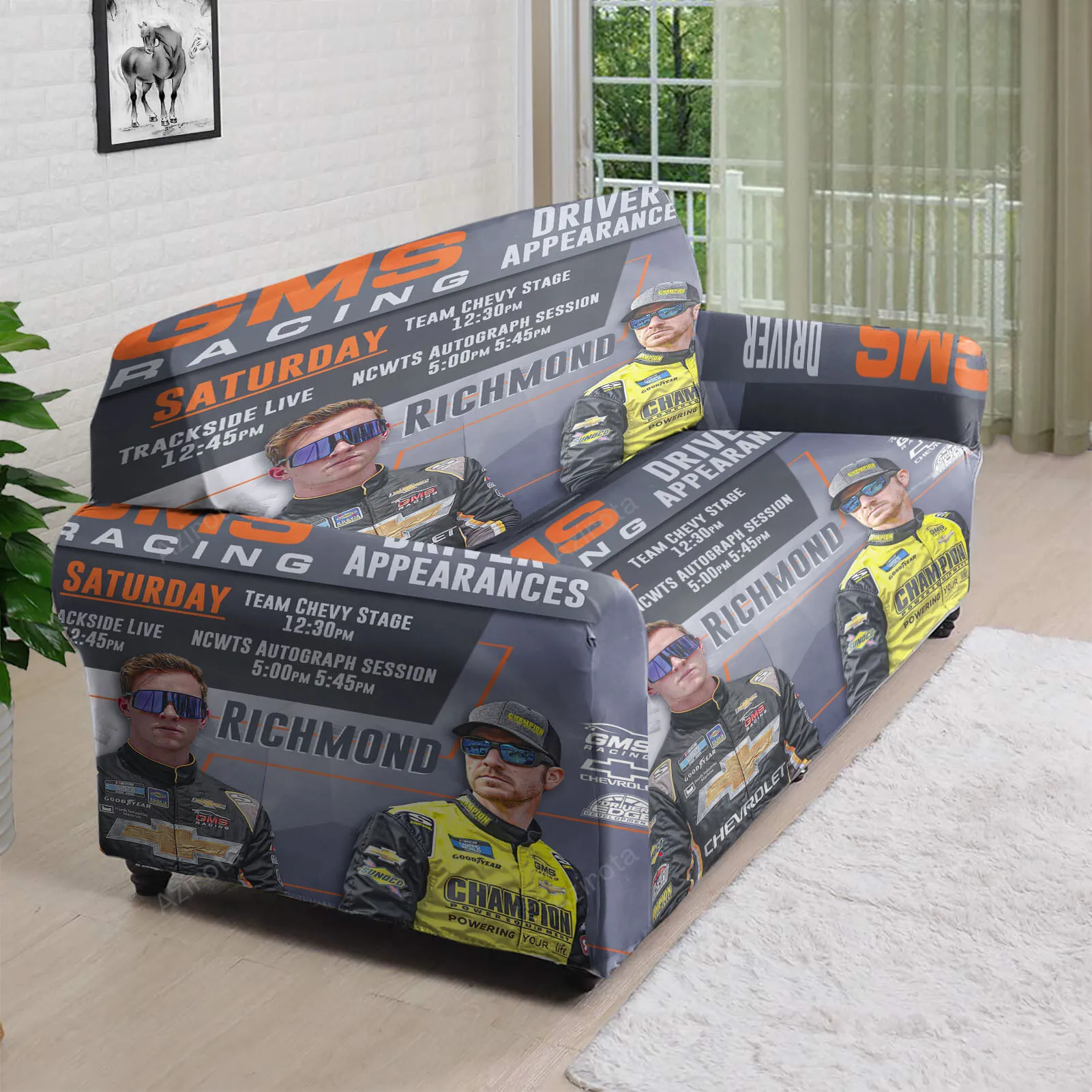 GMS Racing Drivers2 3D Sofa Cover