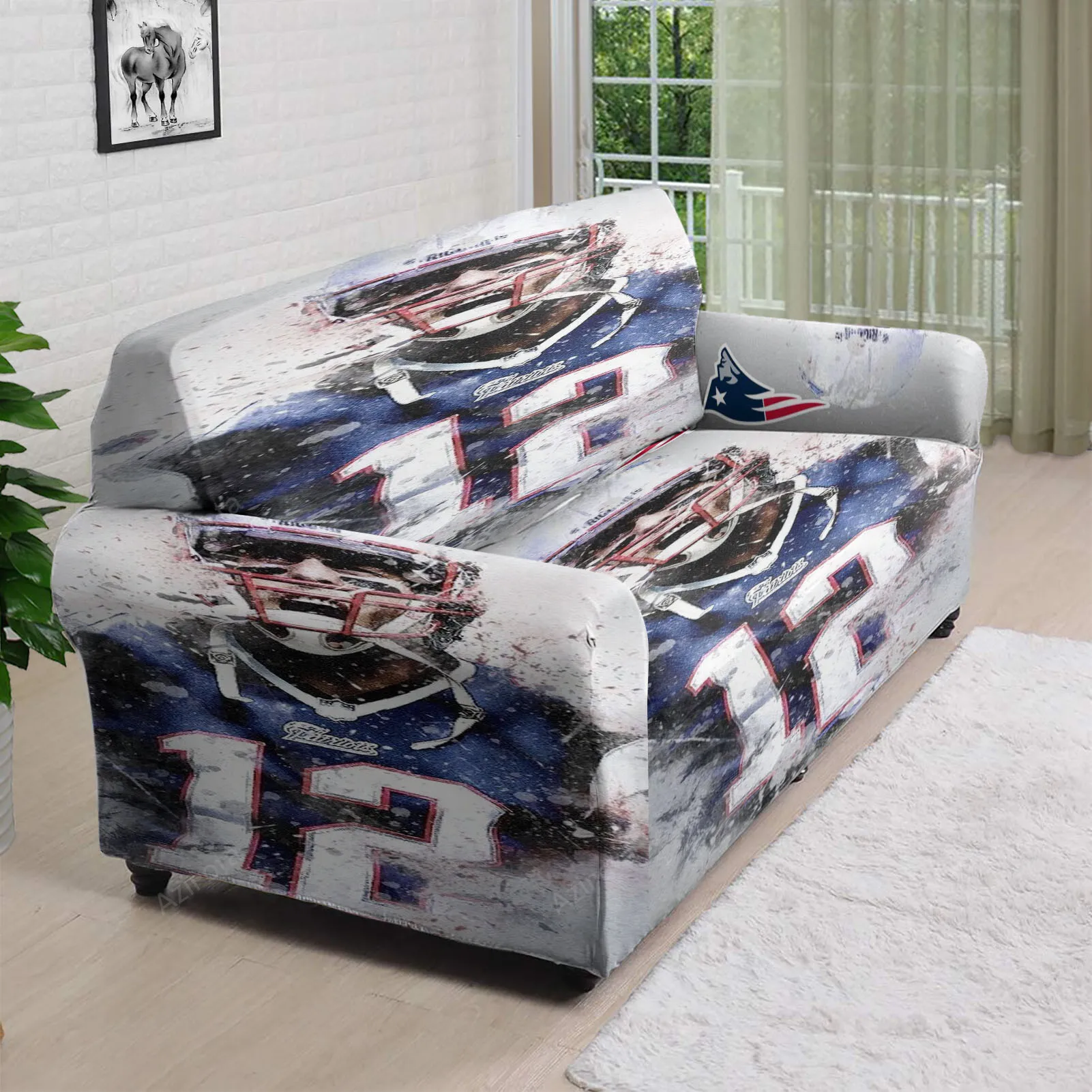 New England Patriots Tom Brady3 3D Sofa Cover