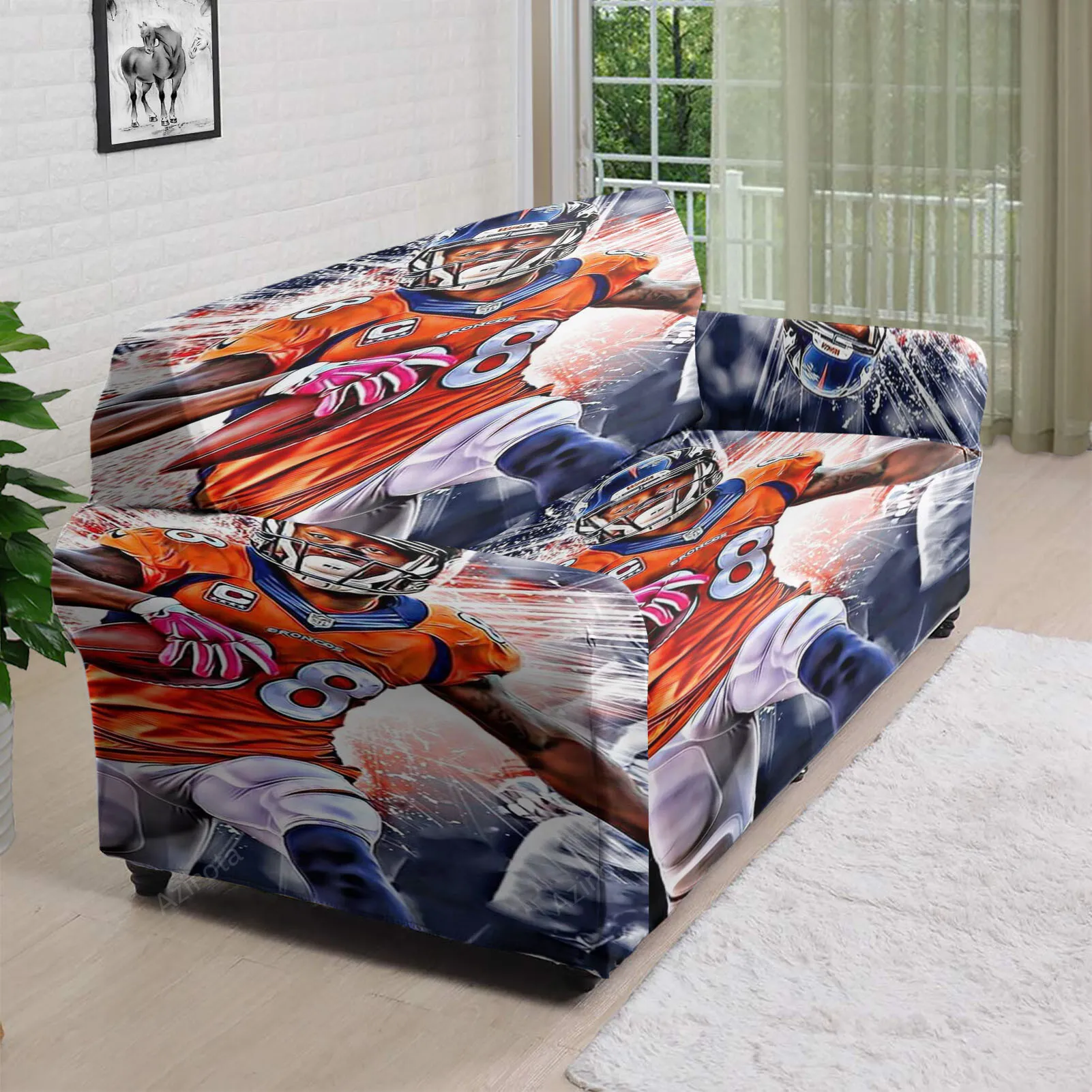Denver Broncos Demaryius Thomas3 3D Sofa Cover