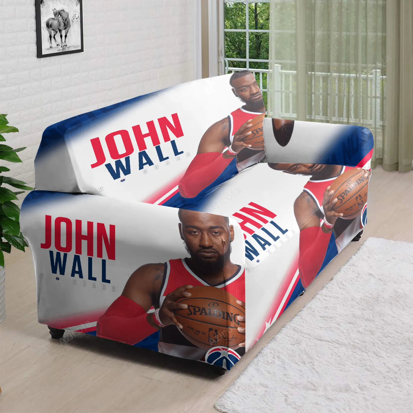 Washington Wizards John Wall5 3D Sofa Cover
