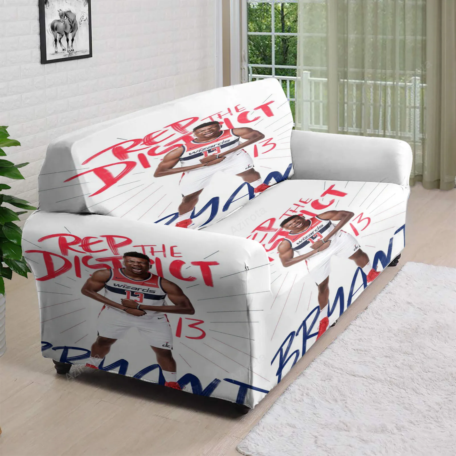 Washington Wizards Thomas Bryant1 3D Sofa Cover