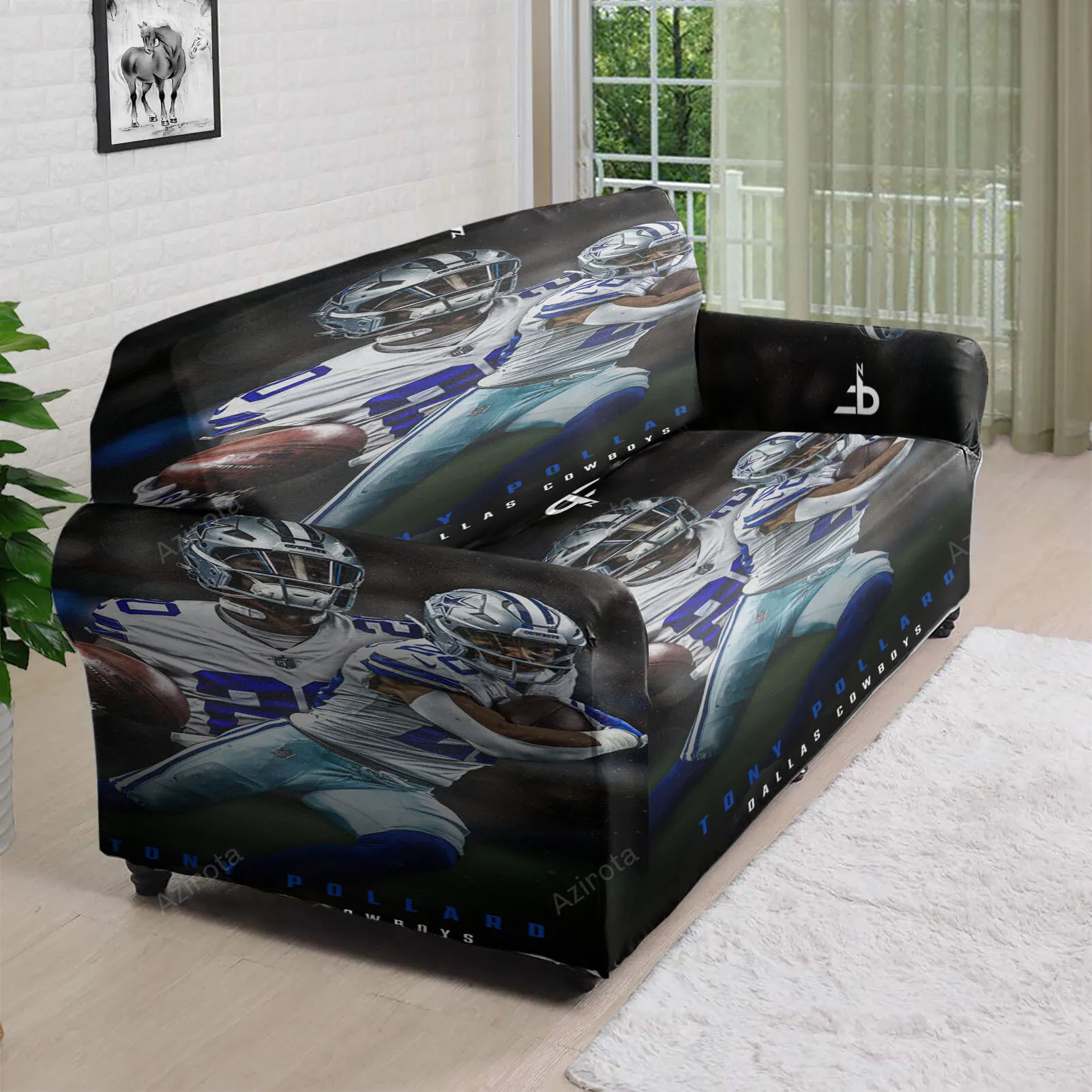 New York Giants Tony Pollard1 3D Sofa Cover