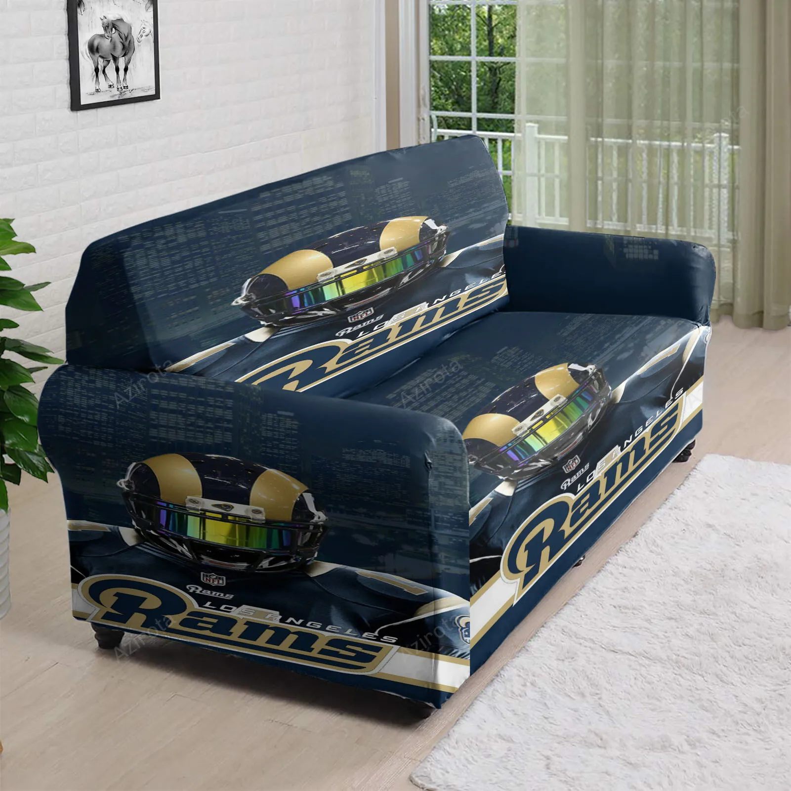 Los Angeles Rams Cobie Durant1 3D Sofa Cover