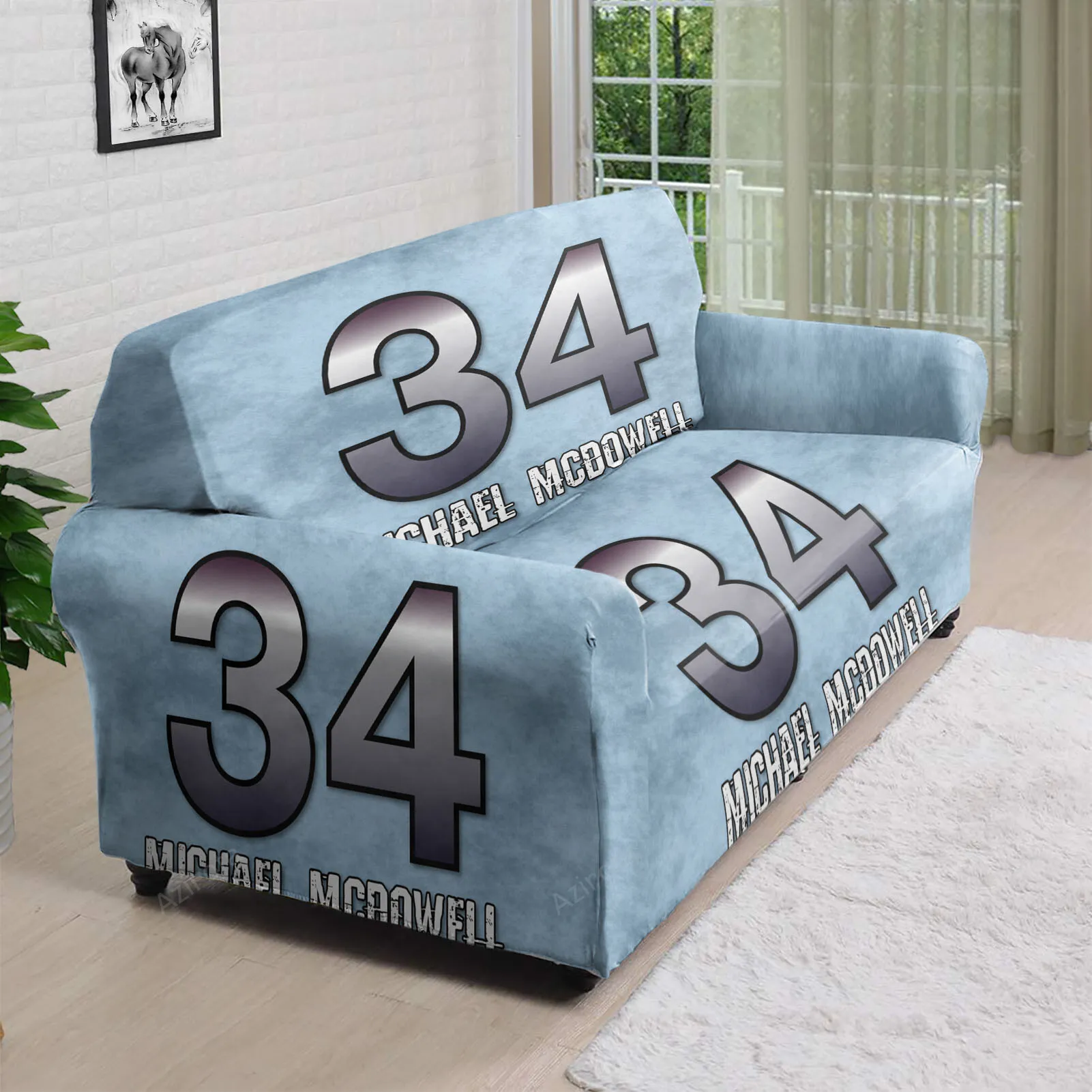 Front Row Motor Sports Mc Dowell 34 3D Sofa Cover