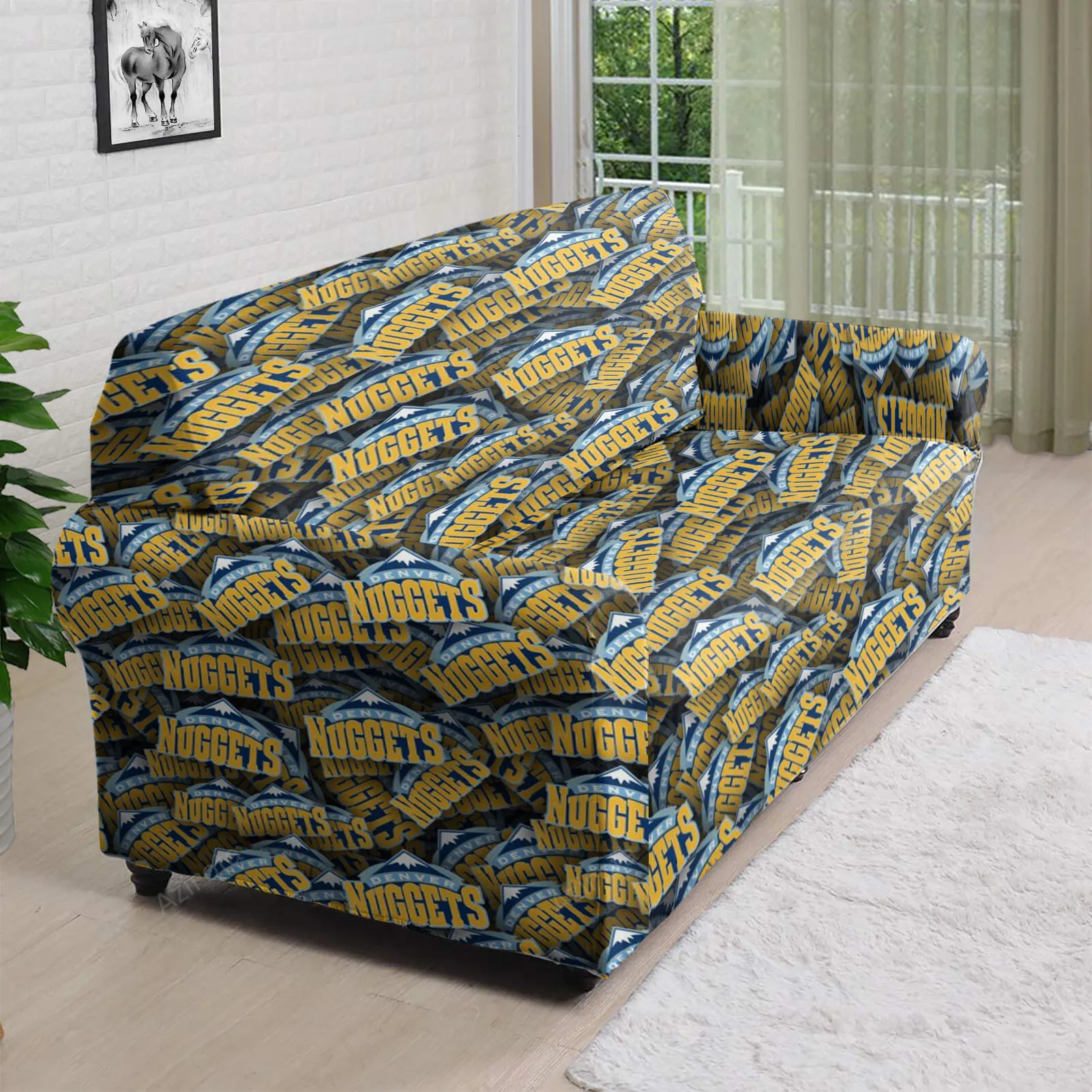 Denver Nuggets3 3D Sofa Cover