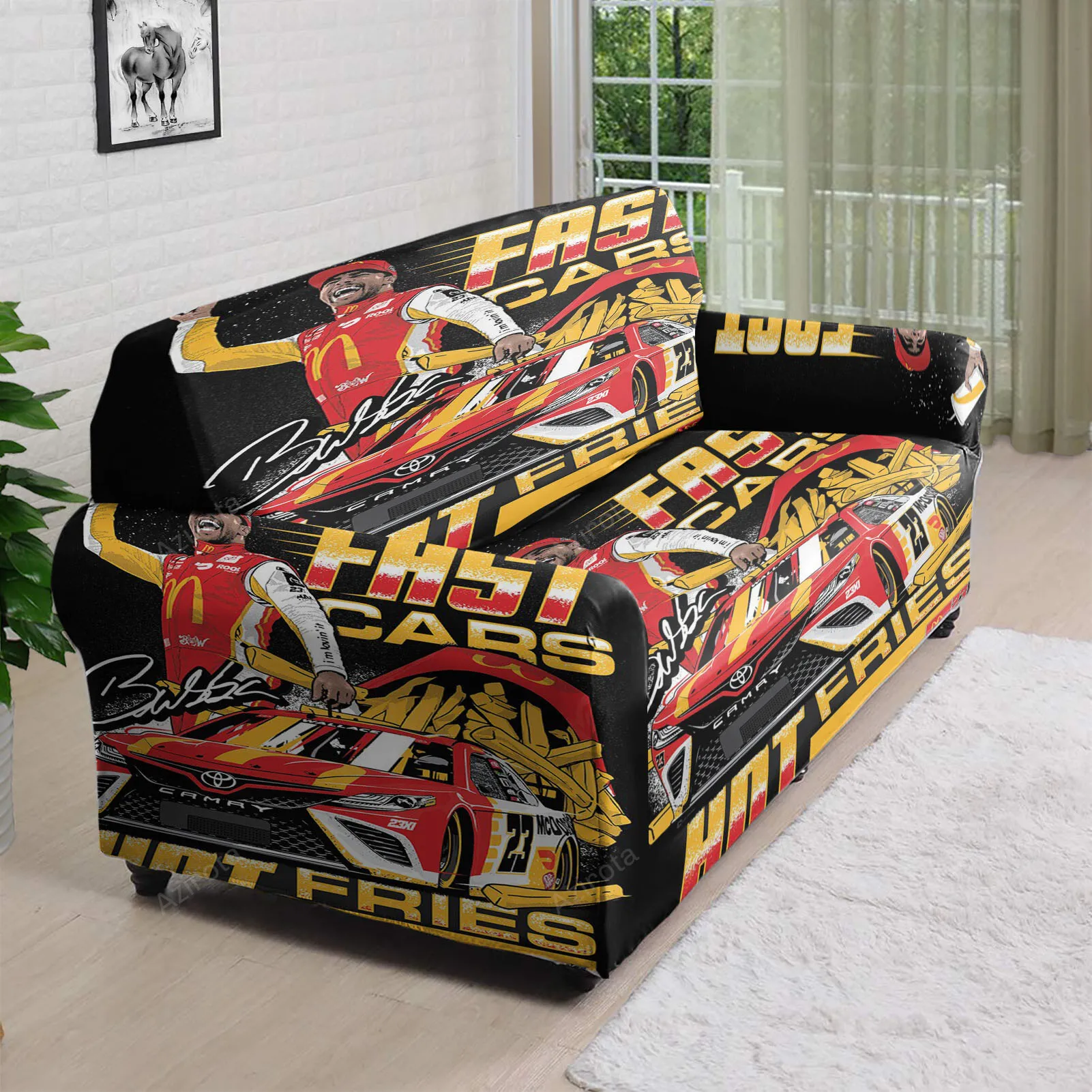 23XI Racing Cars20 3D Sofa Cover