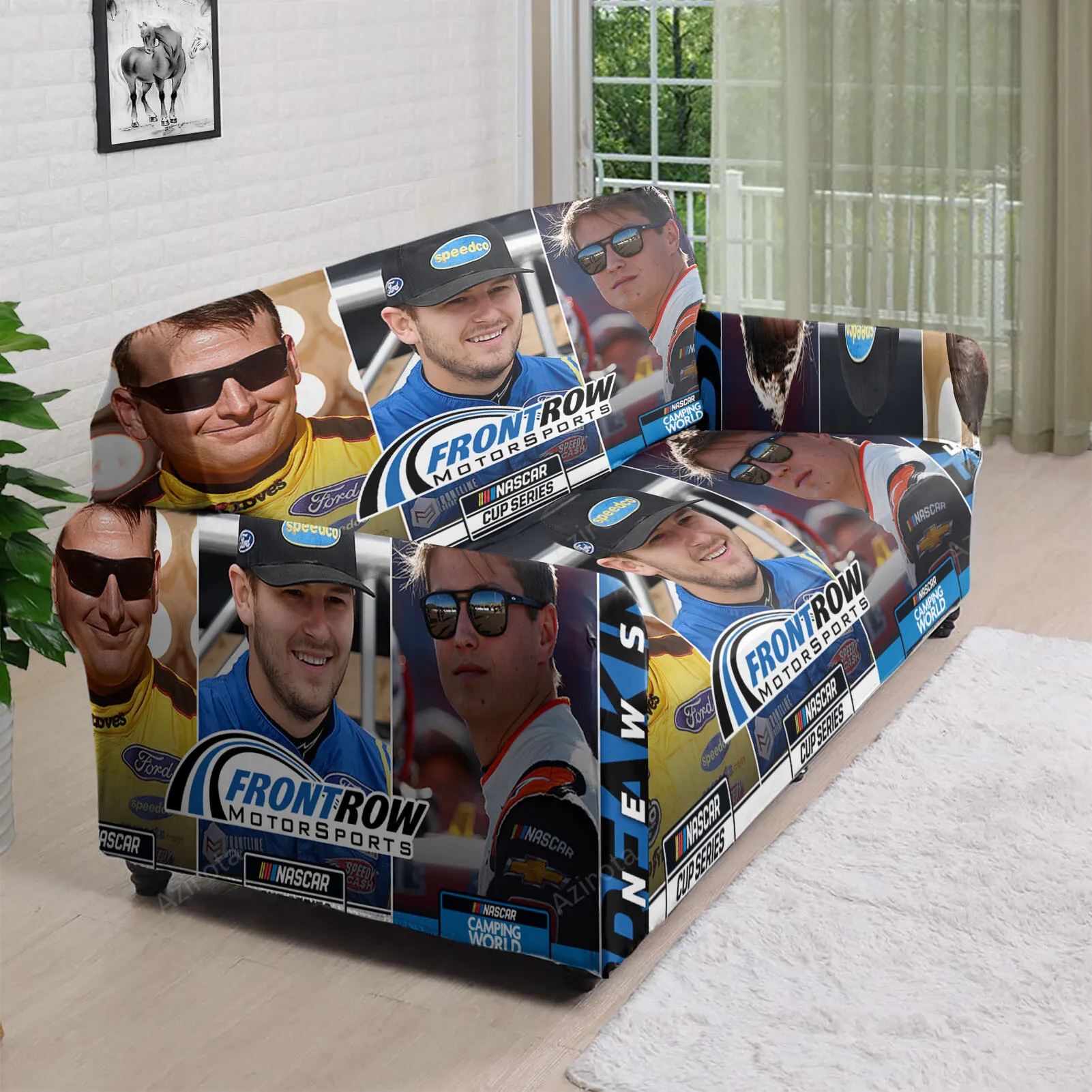 Front Row Motor Sports Drivers1 3D Sofa Cover