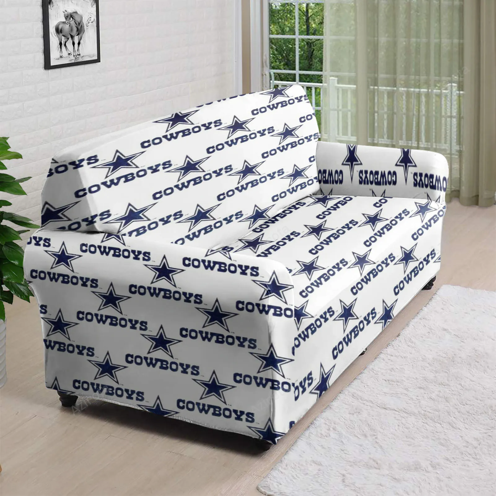 Dallas Cowboys3 3D Sofa Cover