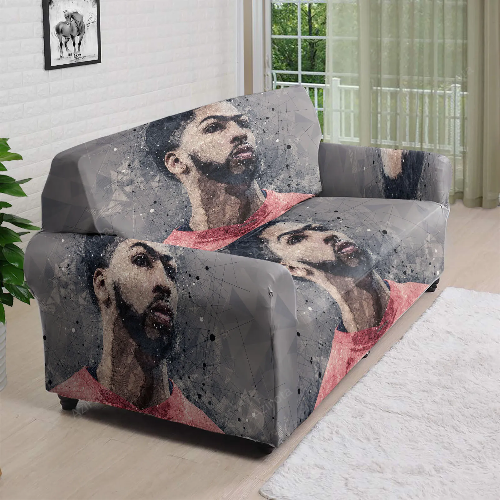 New Orleans Pelicans 23 Anthony David v28 3D Sofa Cover
