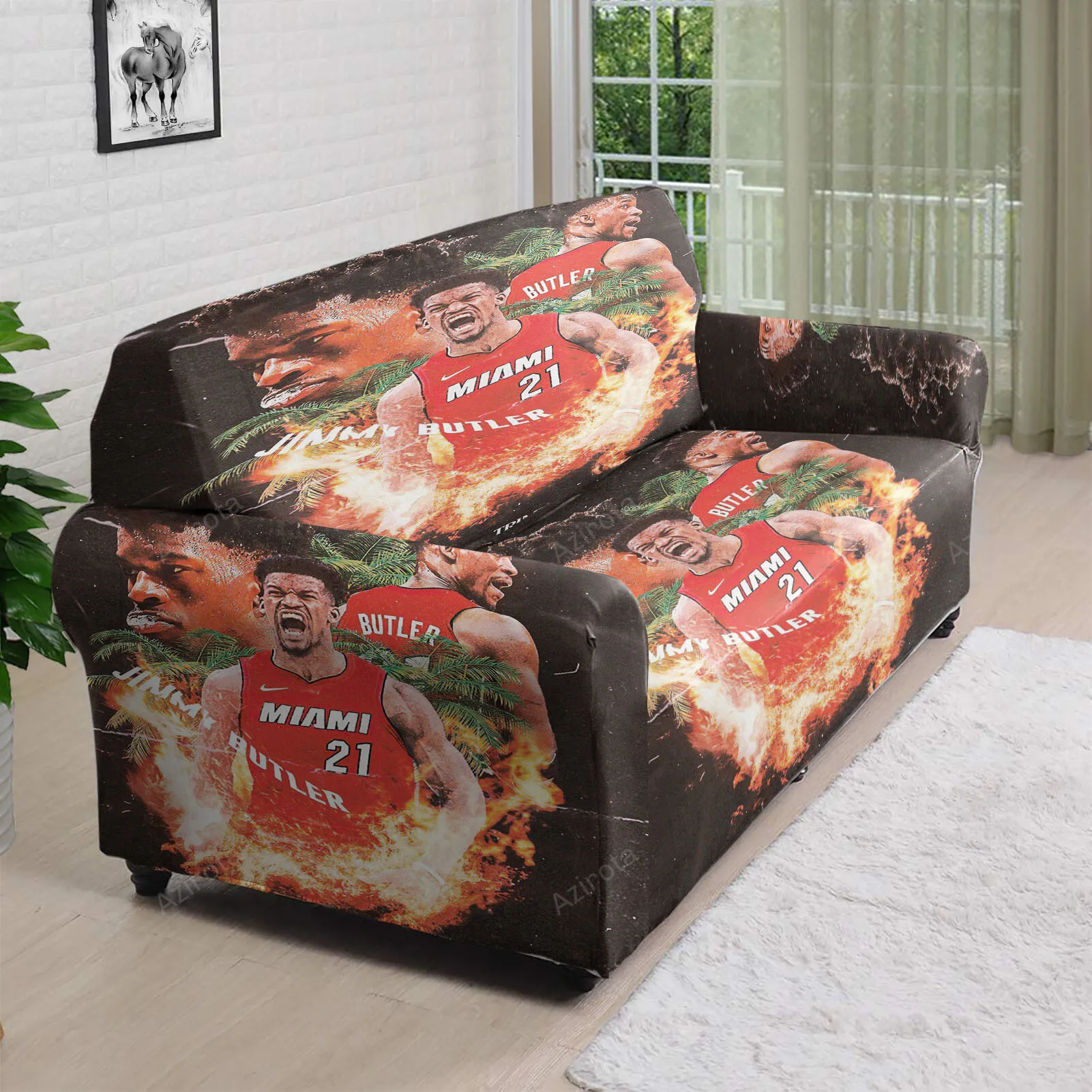 Miami Heat Jimmy Butler8 3D Sofa Cover