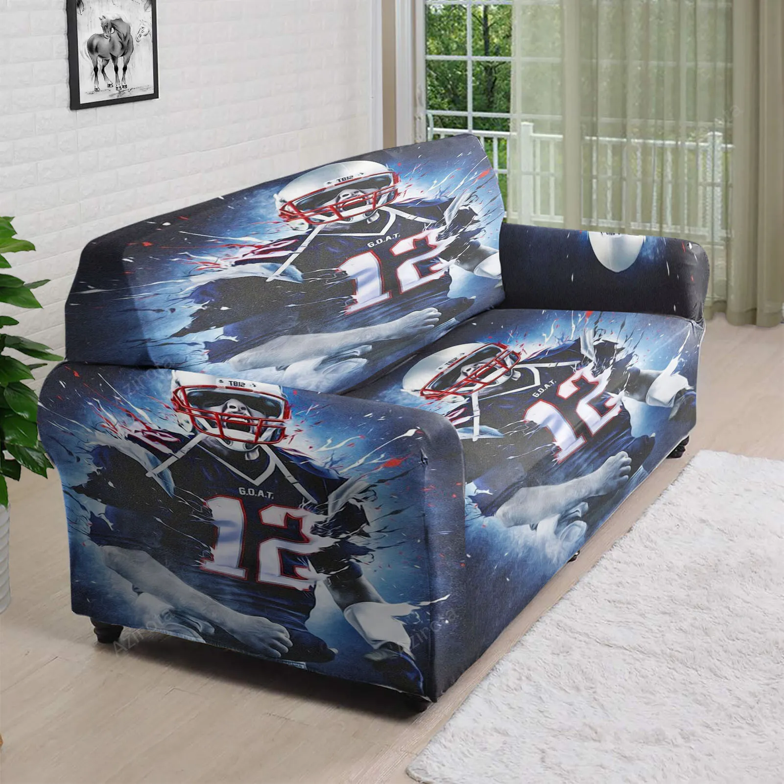 New England Patriots Tom Brady7 3D Sofa Cover
