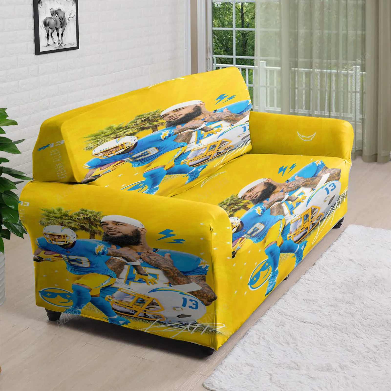 Los Angeles Chargers Keenan Allen4 3D Sofa Cover