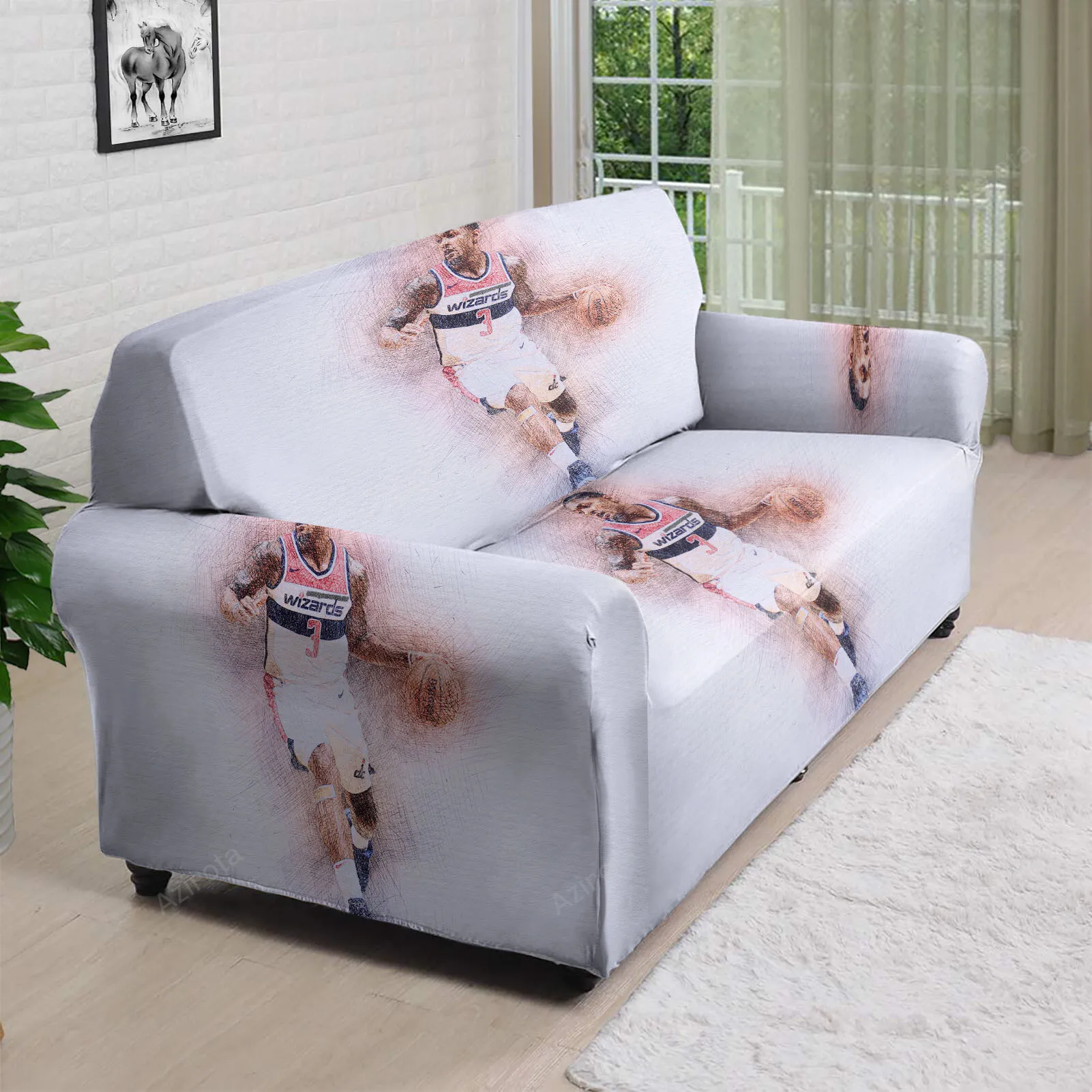 Washington Wizards Bradley Beal22 3D Sofa Cover